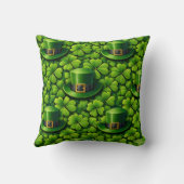 Lucky for leaf clover Saint Patrick's Day have a g Kissen (Rückseite)