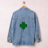 Lucky Four Leaf Clover Denim Jacket Charm Jeansjacke (Hangar)