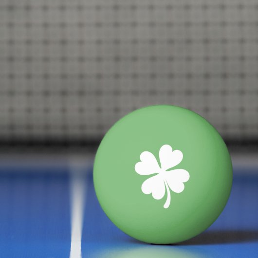 Lucky four leaf clover green tischtennisball (Netto)