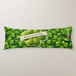 Lucky four leaf clover Saint Patrick's Day Patrick Seitenschläferkissen