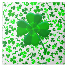 Lucky Four Leaf Clover Shamrocks Confetti