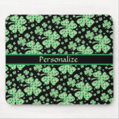 Lucky Four Leaf Clovers personalisieren Mousepad (Vorne)