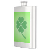 Lucky Four Leaf Kleeblatt Design-87906 Flachmann (Links)