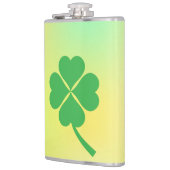 Lucky Four Leaf Kleeblatt Design-87906 Flachmann (Links)