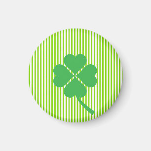 Lucky Four Leaf Kleeblatt Design-87906 Magnet