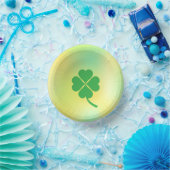 Lucky Four Leaf Kleeblatt Design-87906 Pappteller (Party)