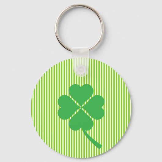Lucky Four Leaf Kleeblatt Design-87906 Schlüsselanhänger (Vorderseite)