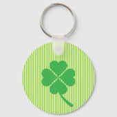 Lucky Four Leaf Kleeblatt Design-87906 Schlüsselanhänger (Rückseite)