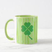 Lucky Four Leaf Kleeblatt Design-87906 Tasse (Links)