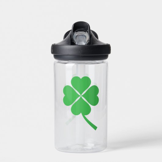 Lucky Four Leaf Kleeblatt Design-87906 Trinkflasche (Vorne)