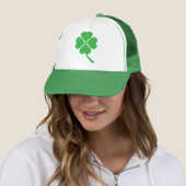 Lucky Four Leaf Kleeblatt Design-87906 Truckerkappe (Beispiel)