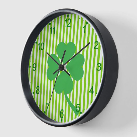 Lucky Four Leaf Kleeblatt Design-87906 Uhr (Winkel)