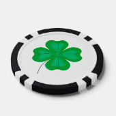 Lucky Four Leaf Kleeblatt Pokerchips (Einzeln)