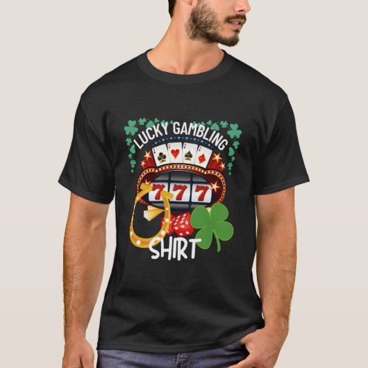 Lucky Gambling Casino T-Shirt (Vorderseite)