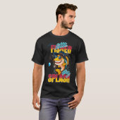 Lucky geht angeln - Farbversion T-Shirt (Vorne ganz)