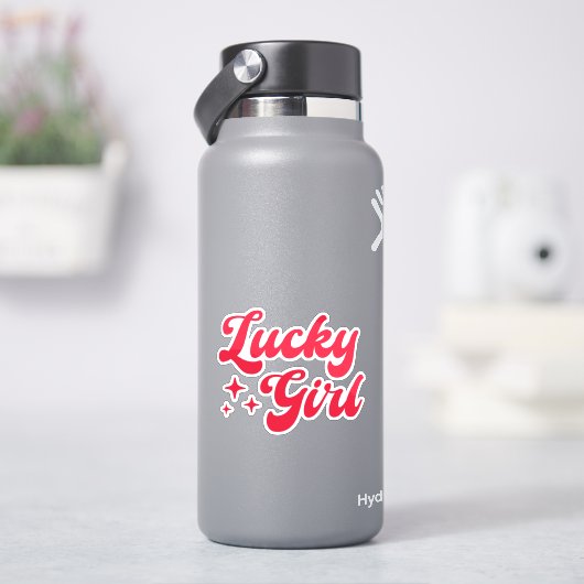 Lucky Girl Aufkleber (HydroFlask)