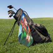 Lucky Girl Golfhandtuch (Gras)