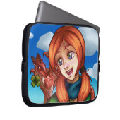 Lucky Girl Laptopschutzhülle (Vorne Rechts)