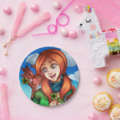 Lucky Girl Pappteller (Party)