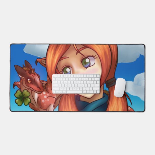 Lucky Girl Schreibtischunterlage (Tastatur & Maus)