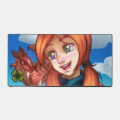 Lucky Girl Schreibtischunterlage (Vorderseite)