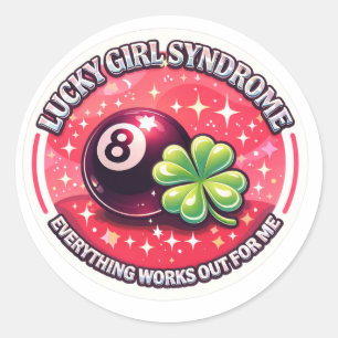 Lucky Girl Syndrome Aufkleber - Alles funktioniert