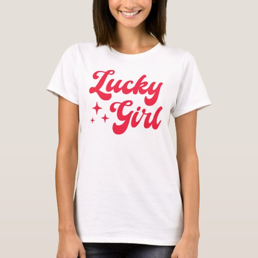 Lucky Girl T-Shirt (Vorderseite)