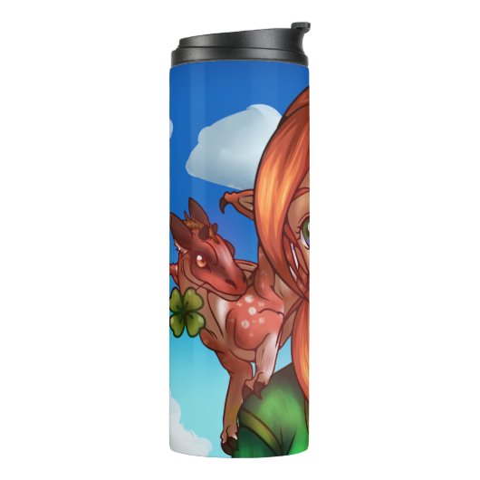 Lucky Girl Thermosbecher (Nach links gedreht)