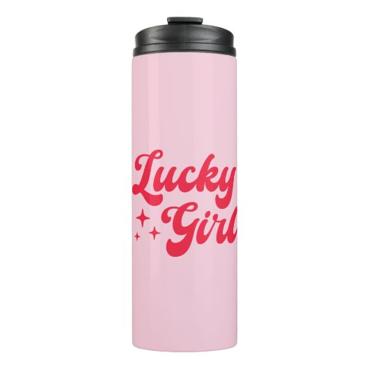 Lucky Girl Thermosbecher (Vorderseite)