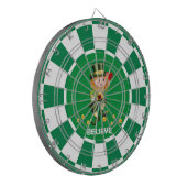 Lucky Gnome mit Gold Confetti und Herz Dartscheibe (Vorderseite Links)