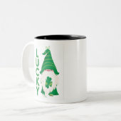 Lucky Gnome Zweifarbige Tasse (Vorderseite Links)