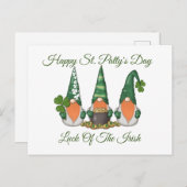 Lucky Gnomes Postkarte (Vorne/Hinten)