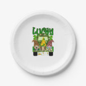 Lucky Gnomes St. Patrick's Day Pappteller (Vorderseite)