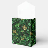 Lucky Gold and Green Shamrock Party Geschenkschachtel (Geöffnet)