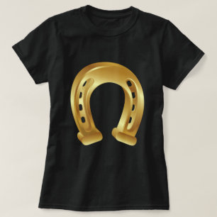 Lucky Golden Hufeisen T-Shirt