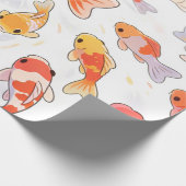 Lucky Goldfish Wrapping Paper Geschenkpapier (Ecke)