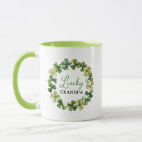 Lucky Grandpa Personalisiertes Geschenk Tasse