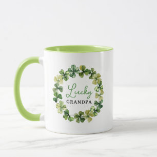 Lucky Grandpa Personalisiertes Geschenk Tasse