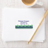 Lucky Grasshopper Strickadresse Label Adressaufkleber (Insitu)