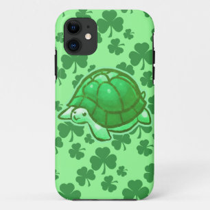 Lucky Green Closed Turtles Case-Mate iPhone Hülle