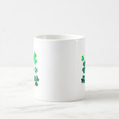 Lucky Green Clover Kleeblatt Irland Kaffeetasse (Mittel)