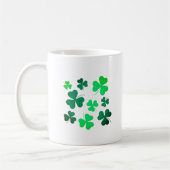 Lucky Green Clover Kleeblatt Irland Kaffeetasse (Links)