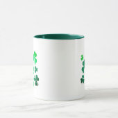 Lucky Green Clover Kleeblatt Irland Tasse (Zentrum)