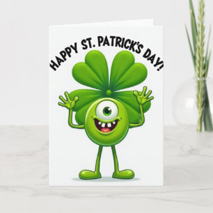 Lucky Green Day Happy Karte