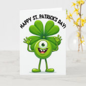 Lucky Green Day Happy Karte (Gelbe Blume)