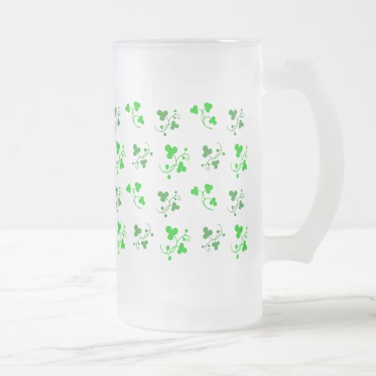 Lucky Green Irish Kleeblatts Tasse (Rechts)