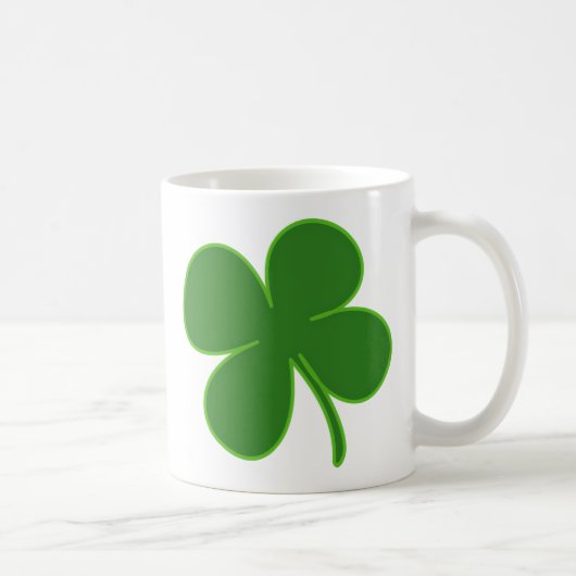 Lucky Green Kleeblatt Kaffeetasse (Rechts)