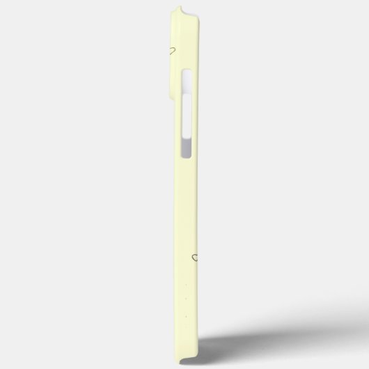 LUCKY GREEN KLEEBLATT LADIES with HEARTS MONOGRAM Case-Mate iPhone Hülle (Rückseite / Links)