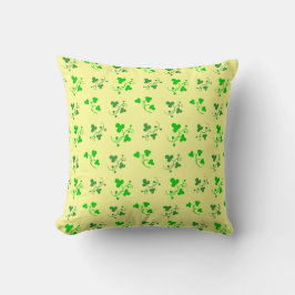 Lucky Green Kleeblatts Pillow Kissen