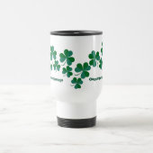 Lucky Green Kleeblatts Segen St. Patricks Day Reisebecher (Mittel)